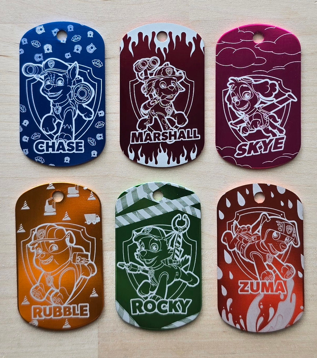 Paw Patrol - Pup Tag Full Set