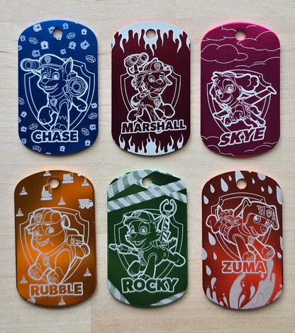 Paw Patrol - Pup Tag Full Set
